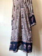 Indian Cotton Dress (BLACK)
