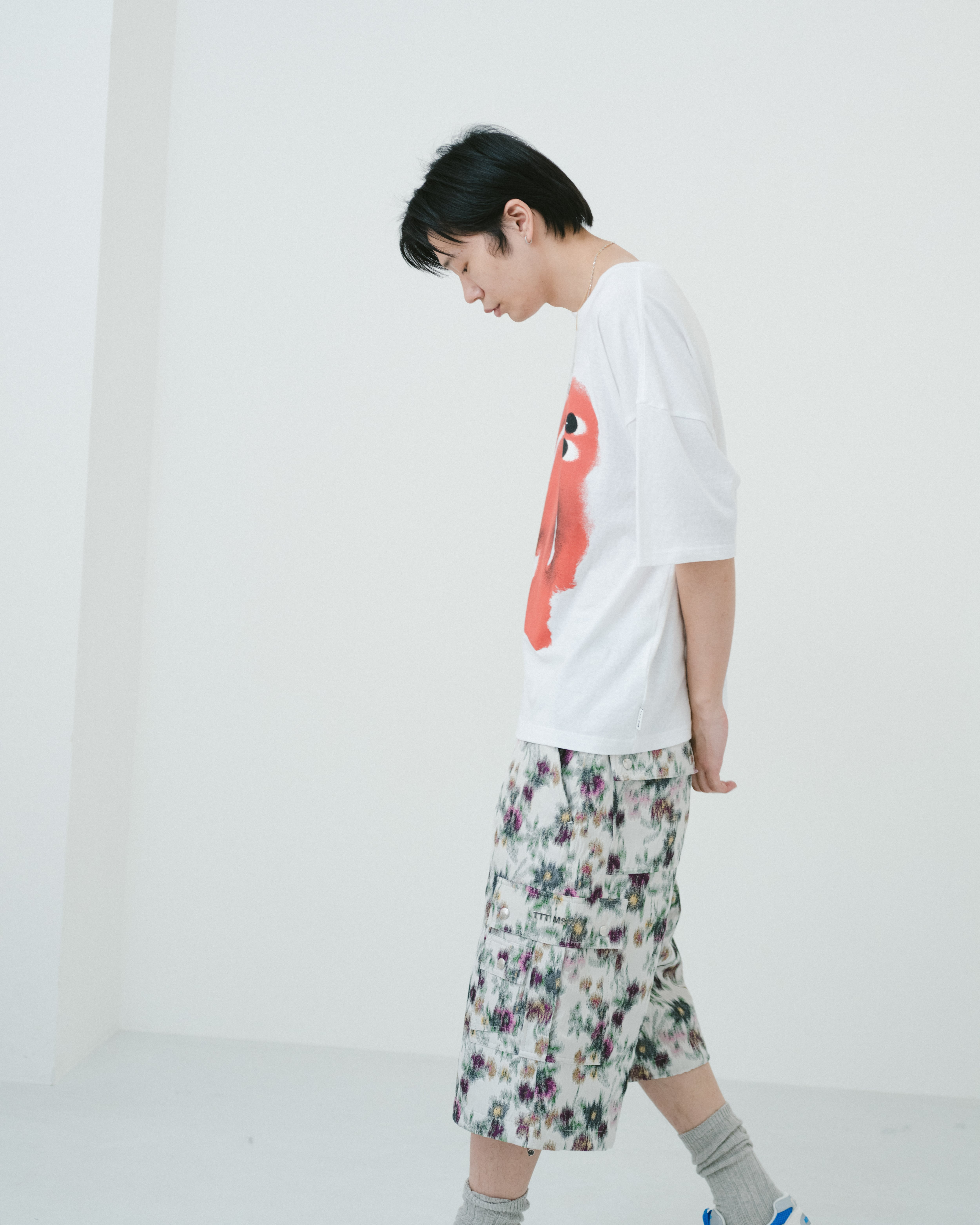 Flower jacquard half pants（WHITE） | TTTMSW