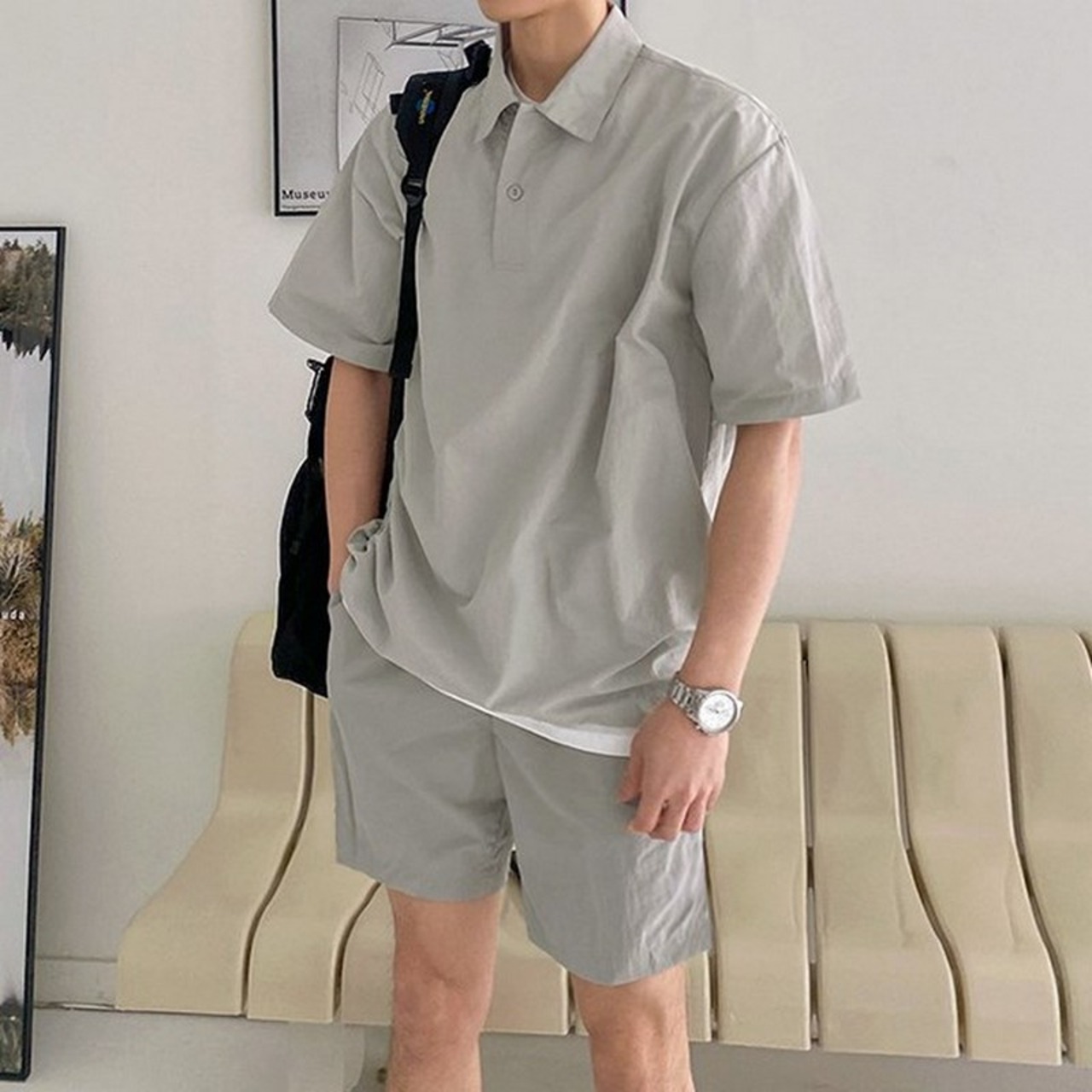 半袖プルオーバー＆ショーツセットアップ　MT0080216