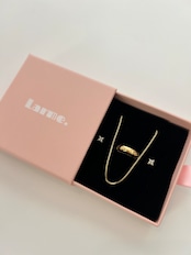 Fine box chain necklace