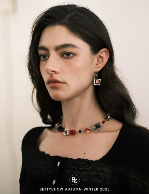 Geometric Resin Jewelry Set