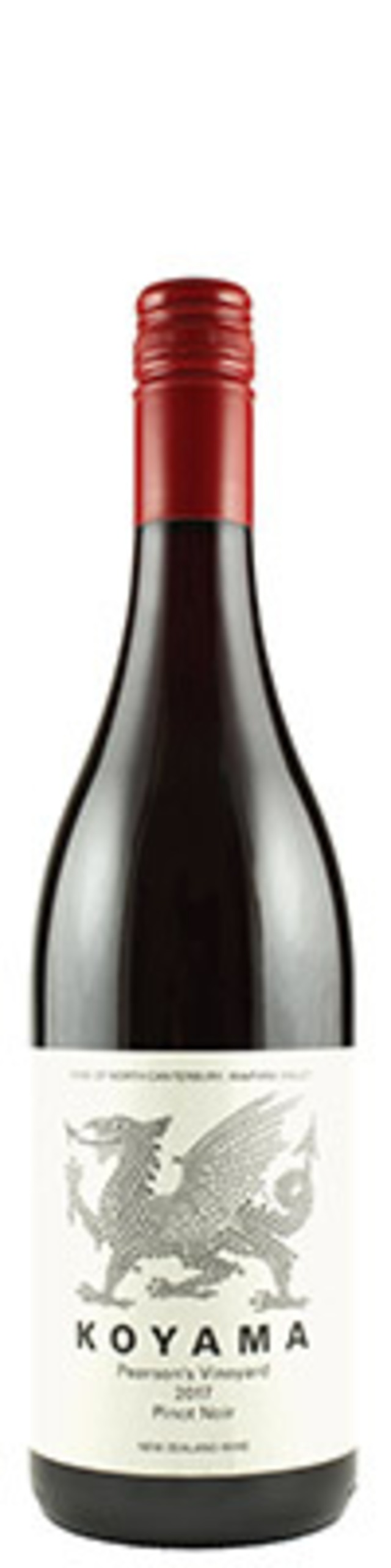 コヤマ・ピアソンズ・ヴィンヤード・ピノ・ノワール　Ｓ＇１７　Ｋｏｙａｍａ　Ｐｅａｒｓｏｎ＇ｓ　Ｖｉｎｅｙａｒｄ　Ｐｉｎｏｔ　Ｎｏｉｒ　Ｓ＇１７