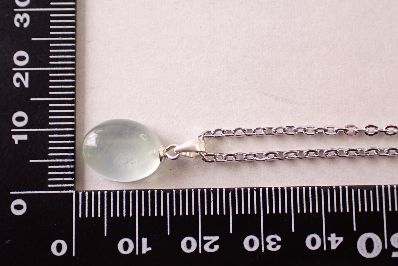 SV925 アクアマリンネックレス　[D3-37]