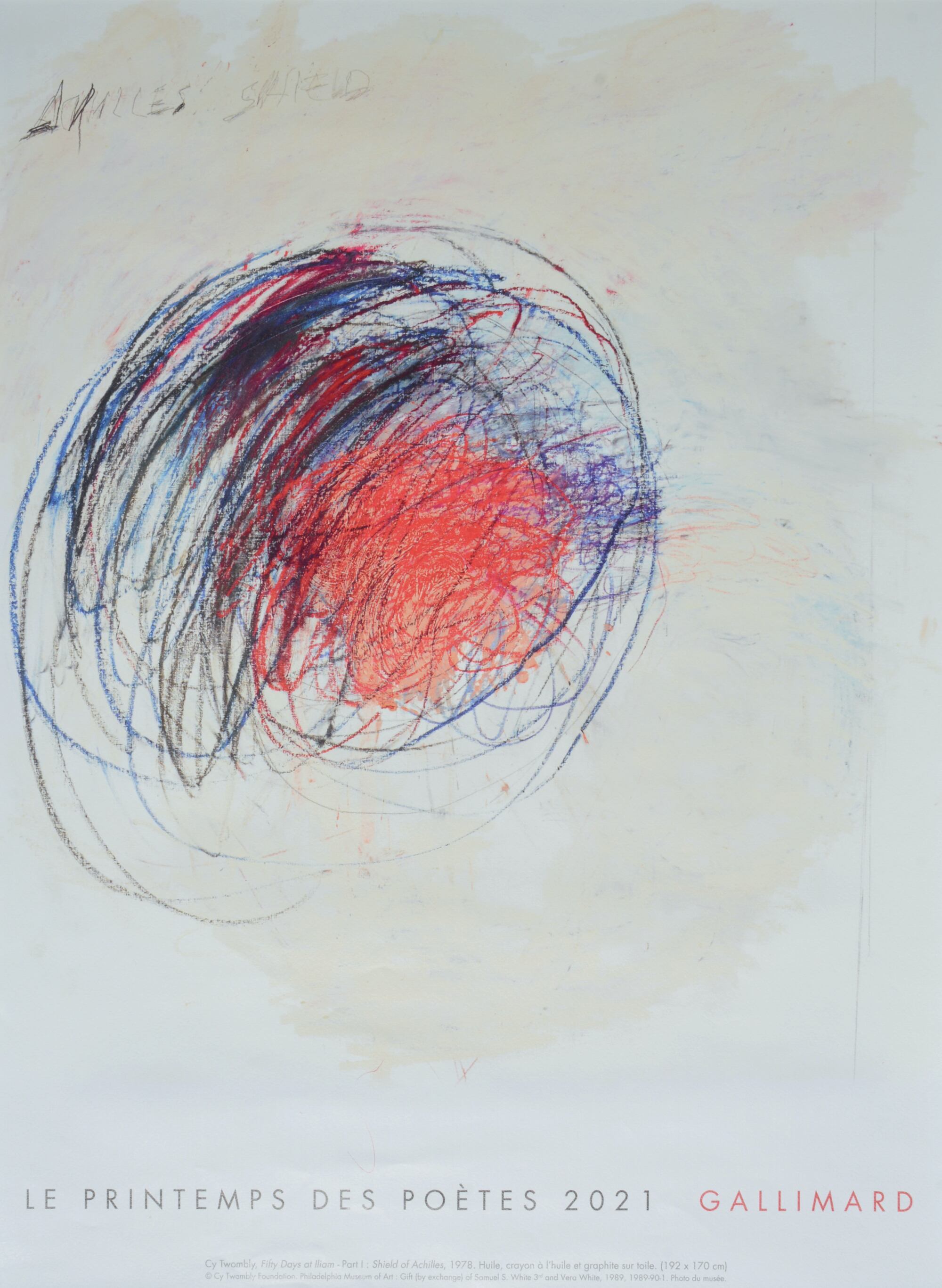 Cy Twombly/Kestner-Gesellschaft Hannover 額装済 | inhalt