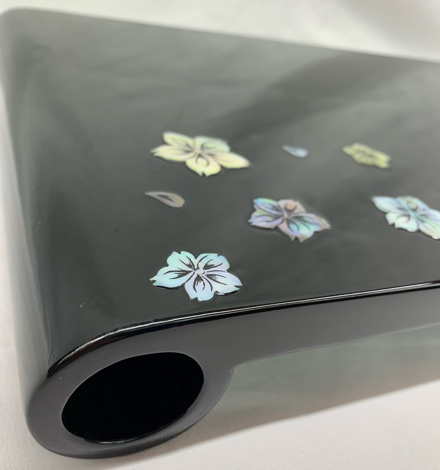 一枚台飾り台一枚板黒塗り台雛人形親王台