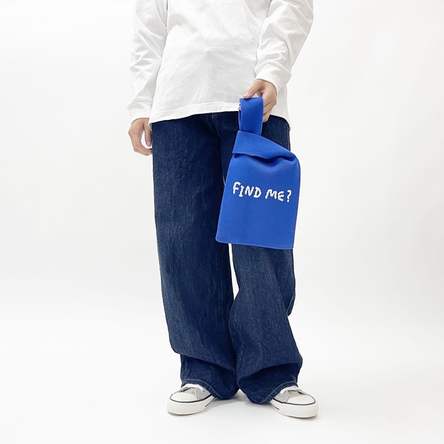 【matsui】KNIT MINI MARCHE BAG  FIND ME? ニット ミニマルシェバッグ