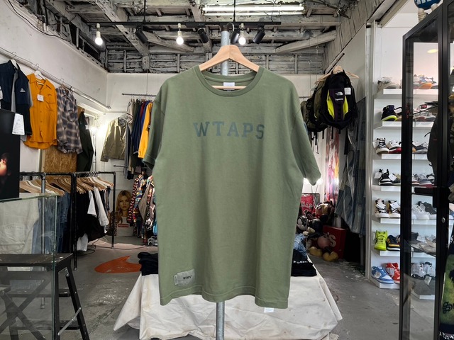 WTAPS CONTAIN SS CTPL. GPS TEE OLIVE DRAB 01 231ATDT-CSM01S 11047