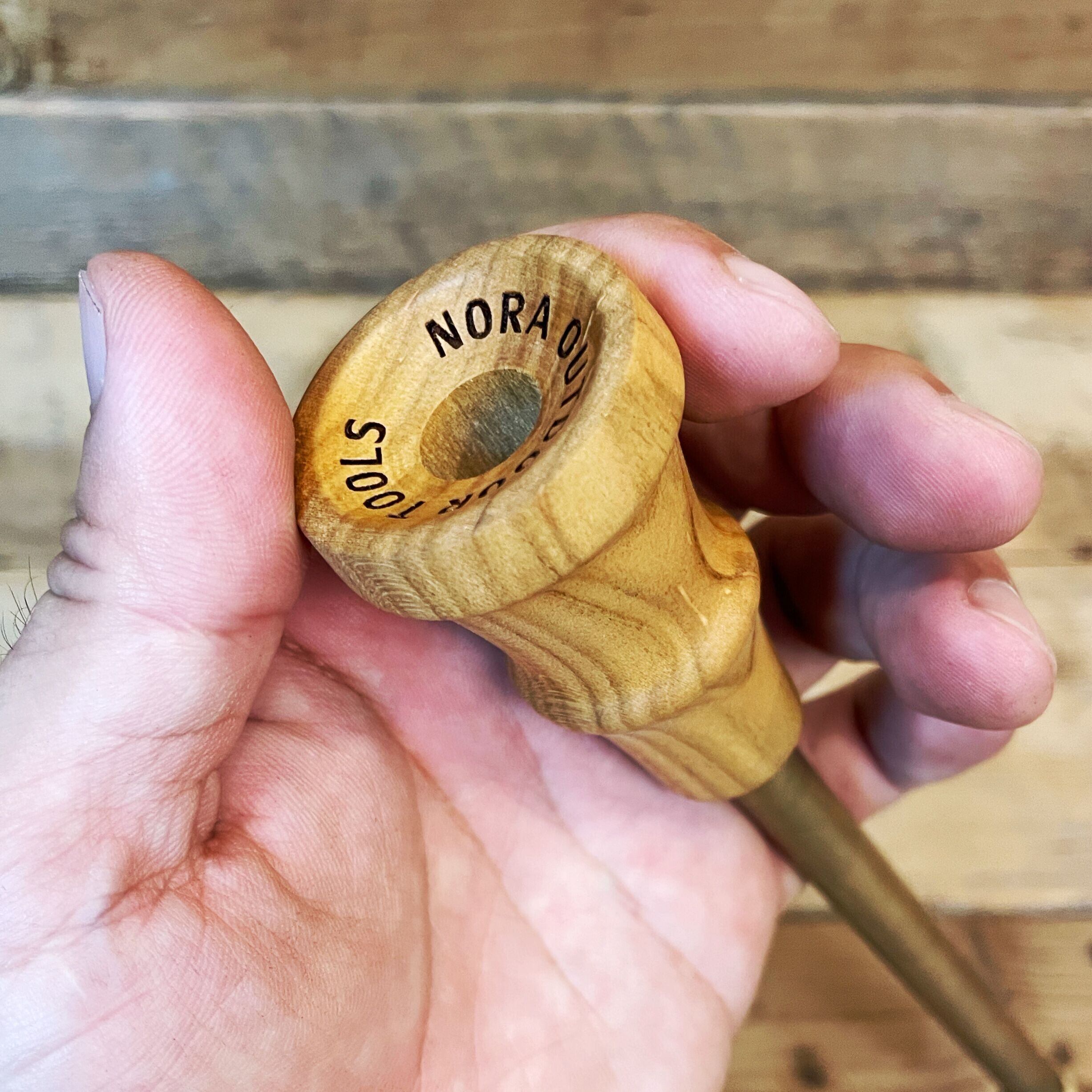 野良道具製作所 野良ブラスター 火吹き棒 真鍮 キャンプ　コンパクト　3本継　桜 野良道具制作所 野良ブラスターコンパクト 桜 【3本継60cm