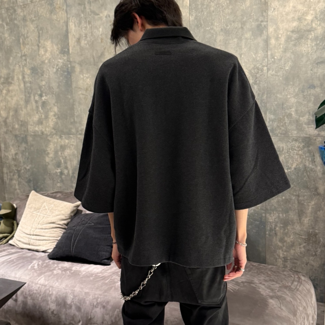 【ESSENTIALS】PANELLED CROP POLO - 15