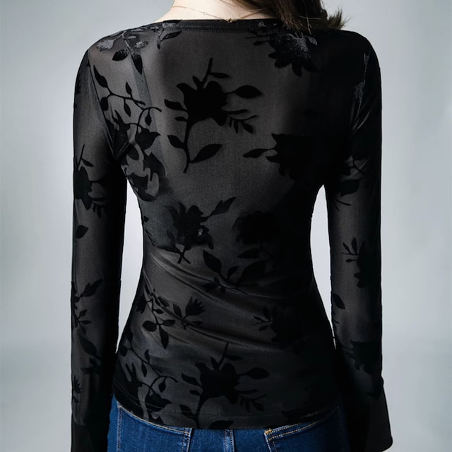 ベルノワール シアーラップトップス ds1228