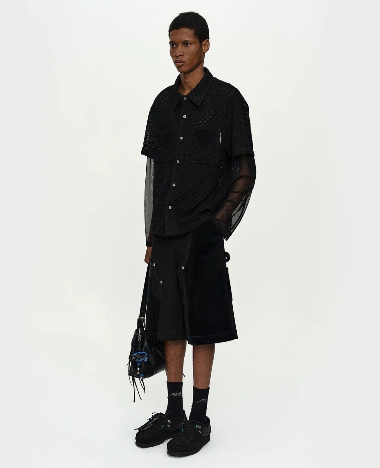 【26SS】ADSB Andersson Bell アンダーソンベル / シアーニットシャツ /TRES SHEER KNITTED SHIRT - 13