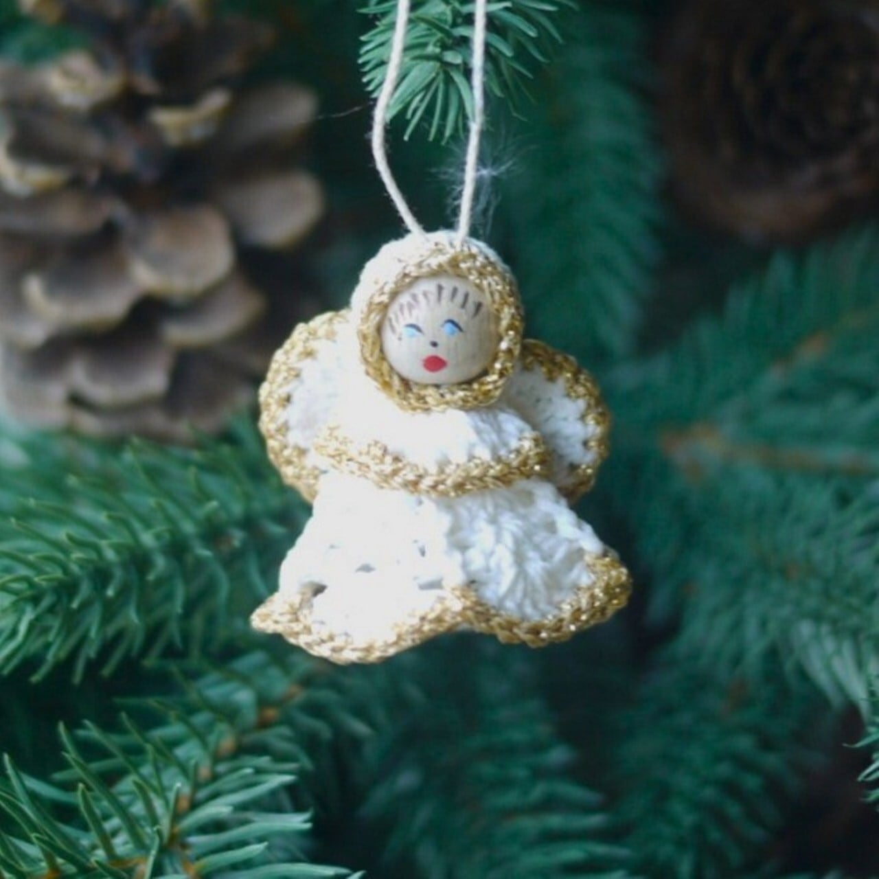 ガラスクーゲル6P クリスマスオーナメントドイツ | こりすのパン屋Base