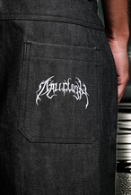 METAL LOGO RIGID BAGGY JORTS