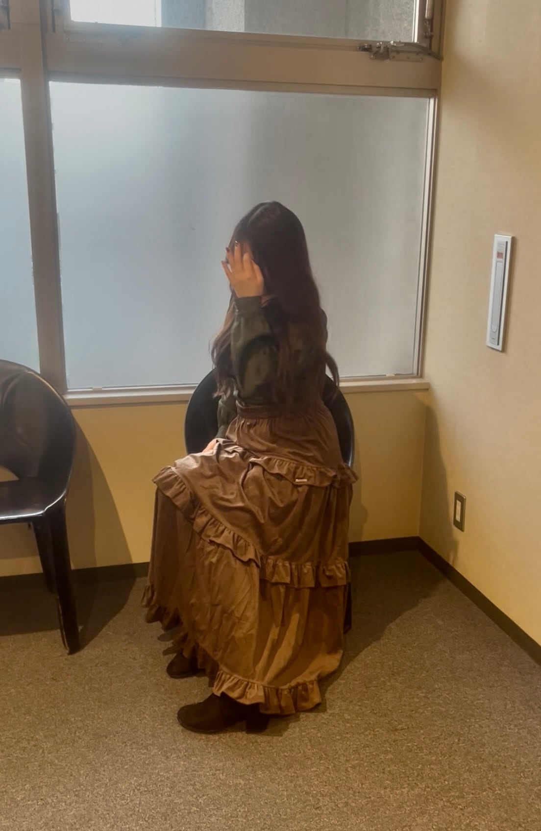 【Yodéle】フリルティアードスカート