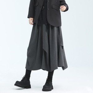 Asymmety Drape Retro Skirt【TR3177】