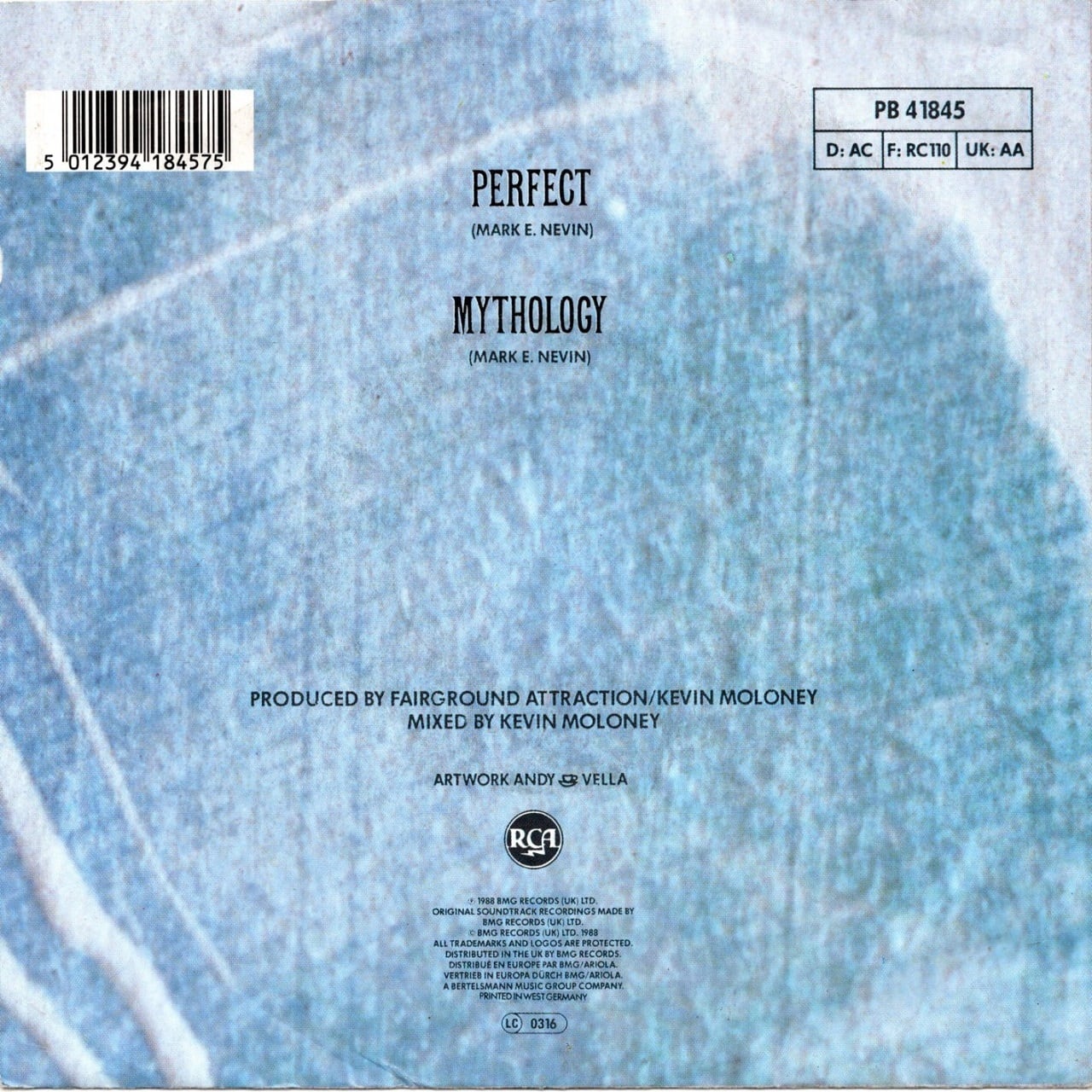 7EP】Fairground Attraction – Perfect | マメシバレコード mameshiba