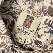 90s TORI RICHARD トリリチャード 花柄 半袖 アロハシャツ L/マルチ メンズ ビンテージ