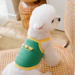 ドッグ 犬 小型犬 ドッグウェア 室内着 タンクトップ クマ かわいい シンプル カジュアル おしゃれ スポーティー 個性的 主役級 存在感 ラブリー キュート 都会的 ベーシック シンプル 無地 春 夏 男の子 女の子 成犬 スクール お出かけ アウトドア キャンプ 海 プール レストラン 公園 休日 バカンス レストラン お花見 カフェ 朝 散歩 ウォーキング 室内 普段使い 清楚 トレンド 流行 インスタ映え XS S M L XL 2XL ブルー 緑 グリーン