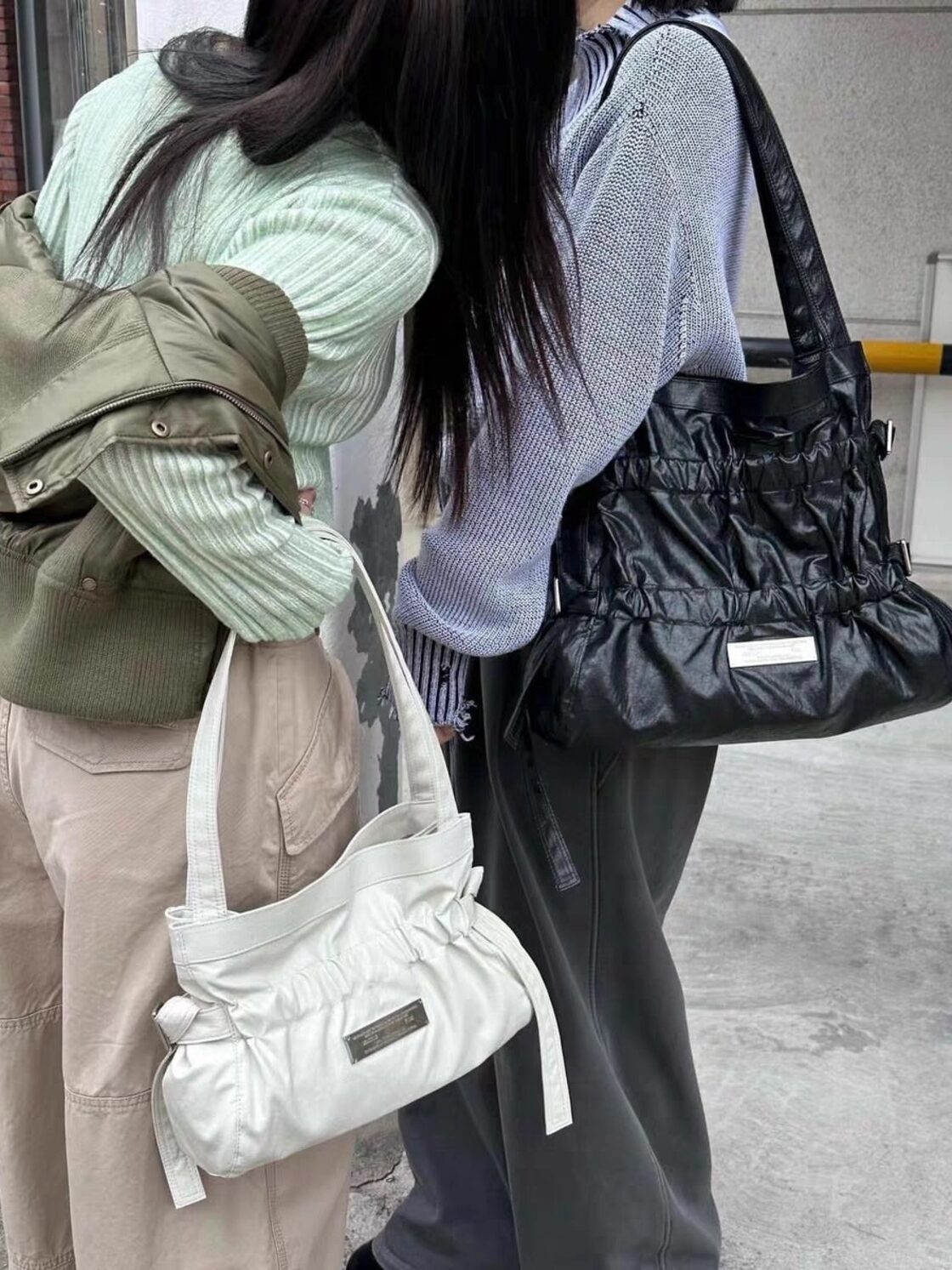 Matin Kim】FAUX LEATHER SEASHELL BAG / MINI BAG | PAY ID