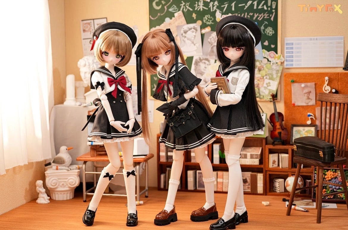 ご予約受付】TinyFox◇狐狐学院シリーズ 1/4ドール【文学系】【音楽系