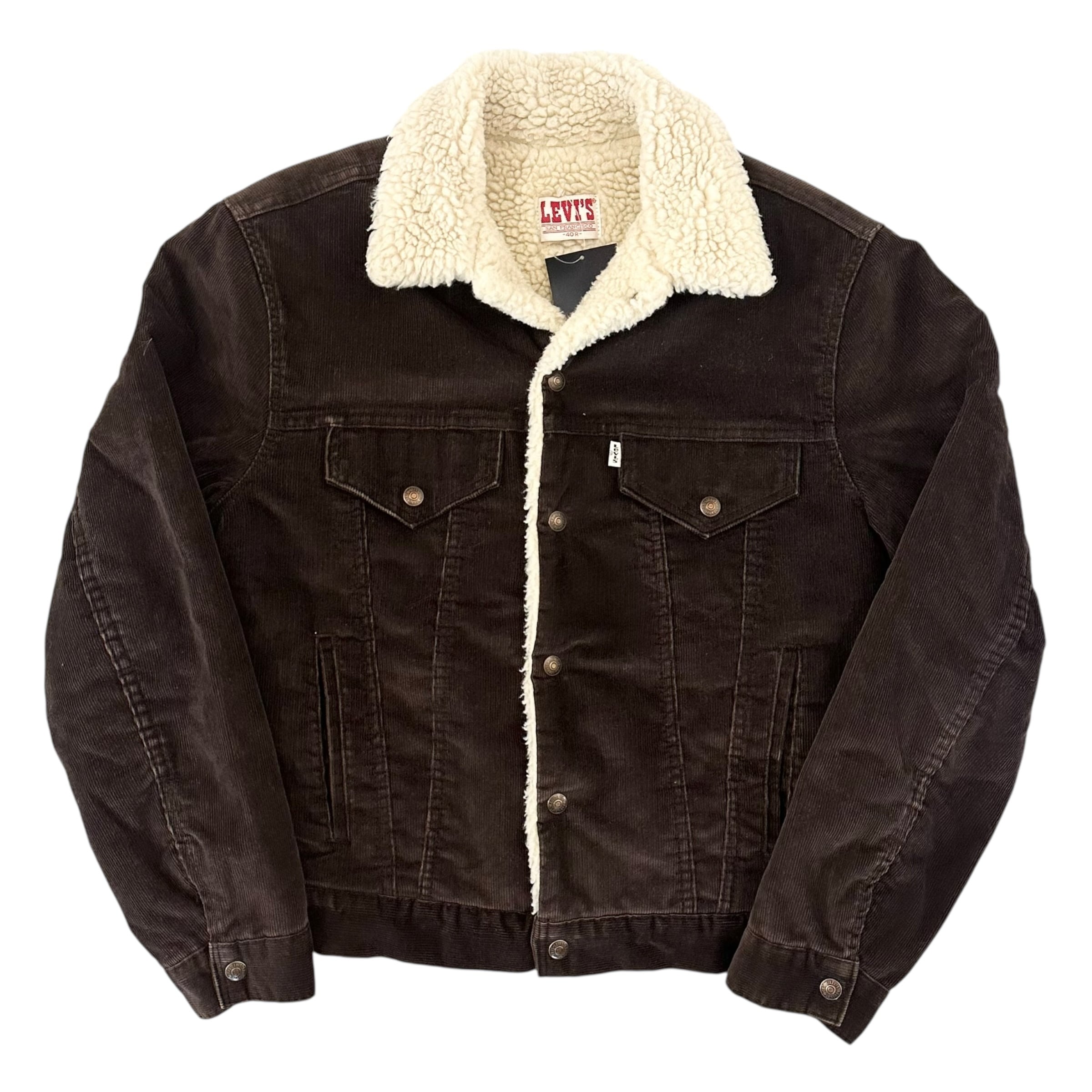 80's LEVI'S SHERPA CORDUROY JACKET BROWN | BerBerJin Yuhodo