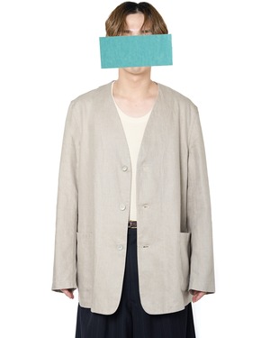 Nomàt "Piping JKT Herringbone〔Ecru〕"