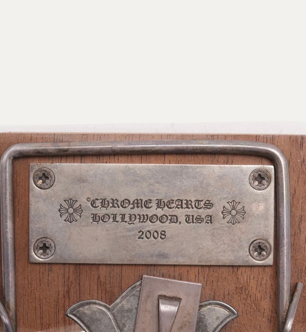 CHROME HEARTS クロムハーツ ネズミ捕り インテリア Wood & Silver