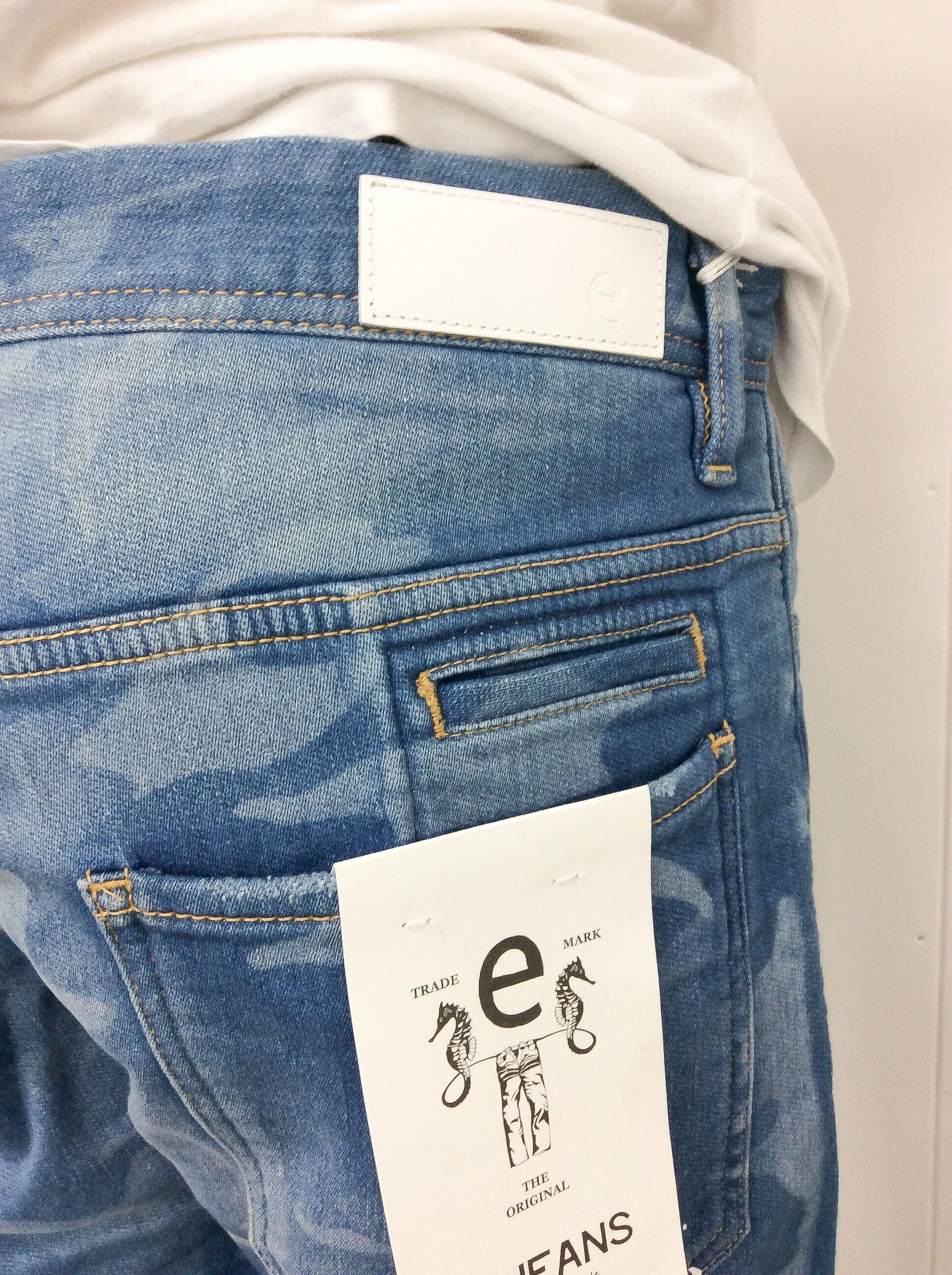 e JEANS ニットデニムパンツ light smoky indigo（e-802） | 241co 