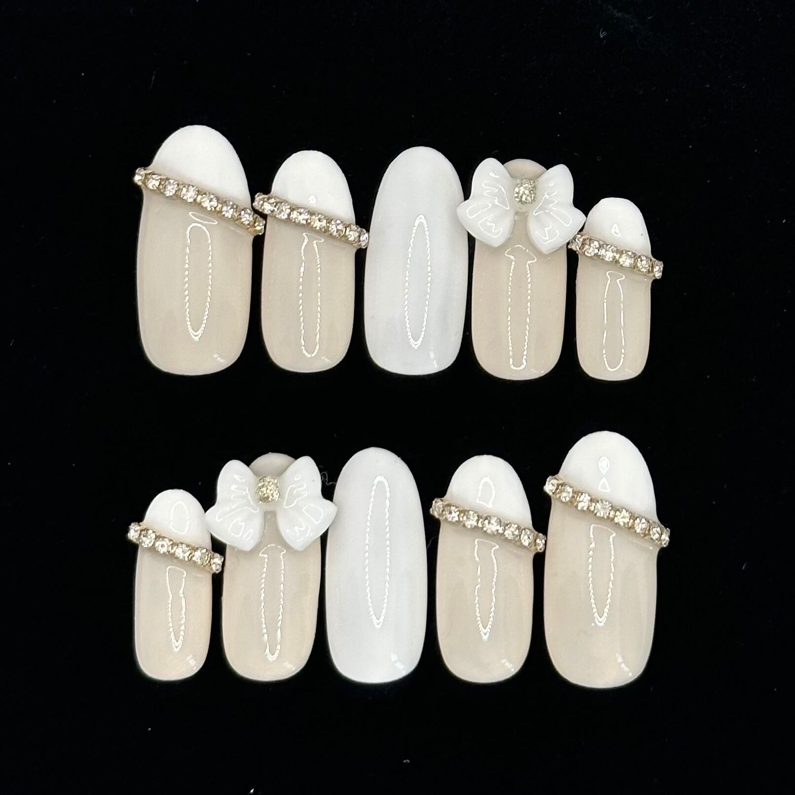 White Ribbon French Design