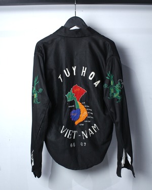【Caka BLACK】60’s Special Embroidery Design Vintage Souvenir Jacket