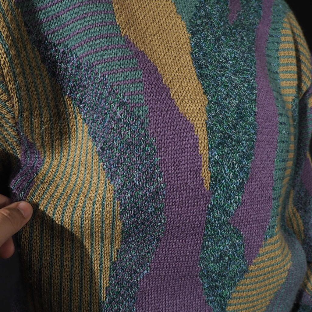 陽炎 - Bewitching aura embbossed art knit