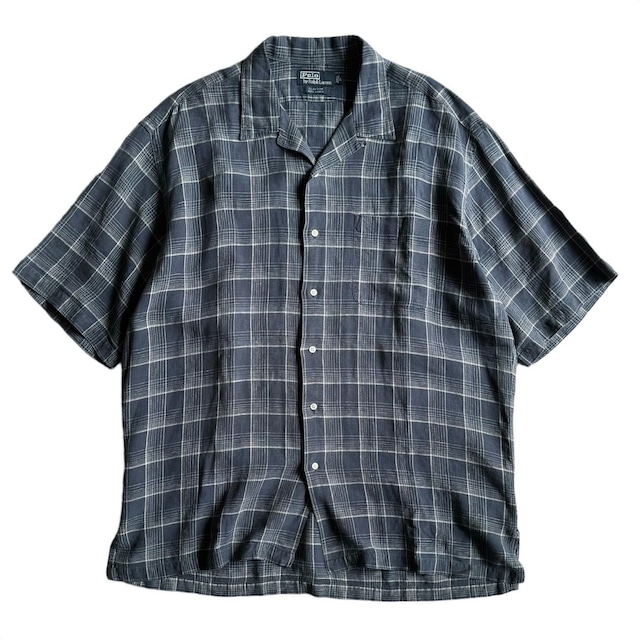 Polo Ralph Lauren linen open collar shirt