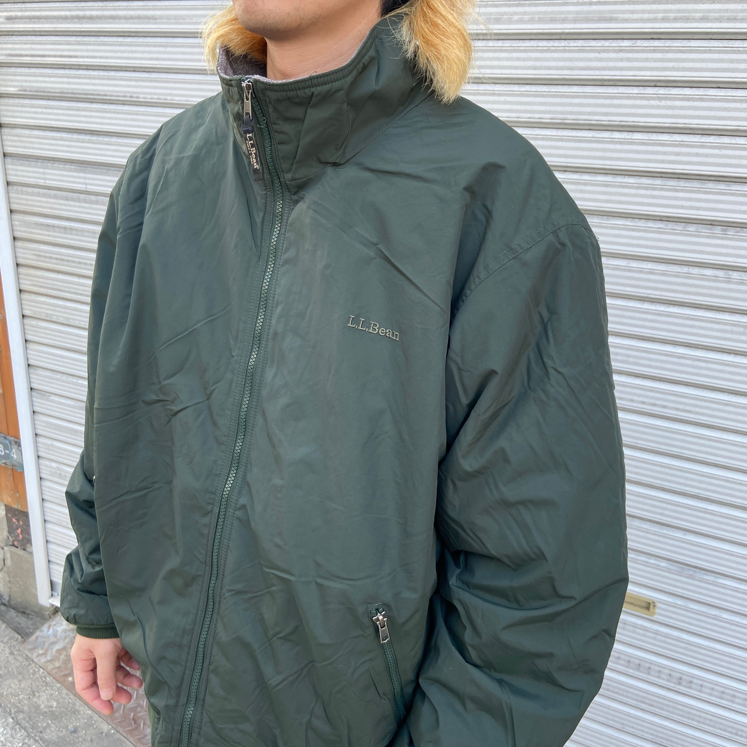 送料無料』90s LLBean エルエルビーン ウォームアップジャケット 裏 ...