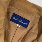 本革 URBAN RESEARCH アーバンリサーチ 羊革 ヌバック スエード ダブル ライダースジャケット 40/ベージュ系 レディース