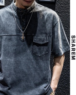 Round Neck Short-sleeved T-shirt B0226