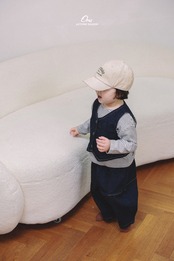 韓国子供服 / ONU / 26Autumn / Vネックニットベスト / 秋服 *12M~XL *
