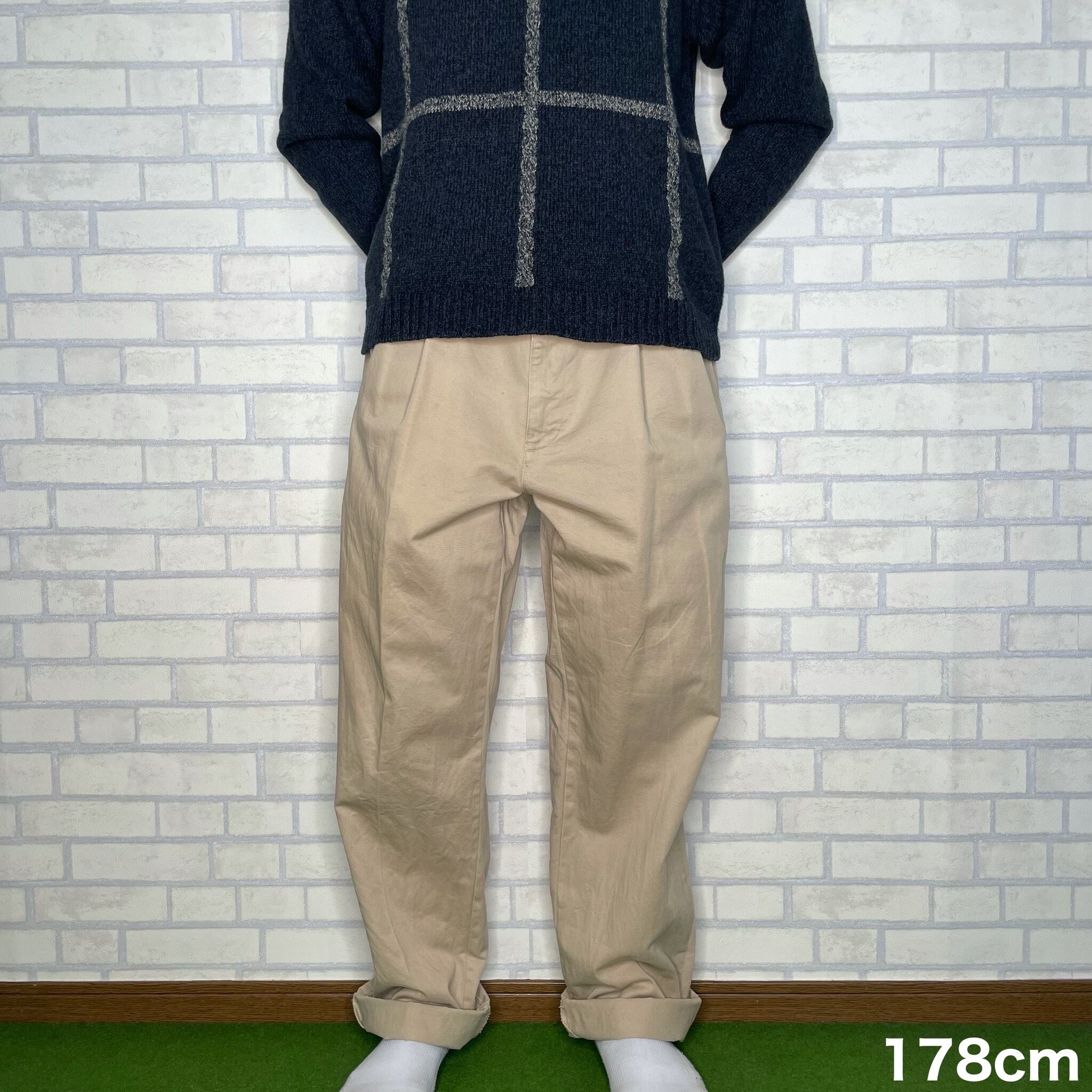 Polo By Ralph Lauren コットンパンツ W34×L32 ベージュ ポロチノ 