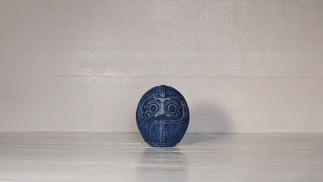 SEP#16 STANDARD DENIM DARUMA｜Wavy Pattern Medium Blue