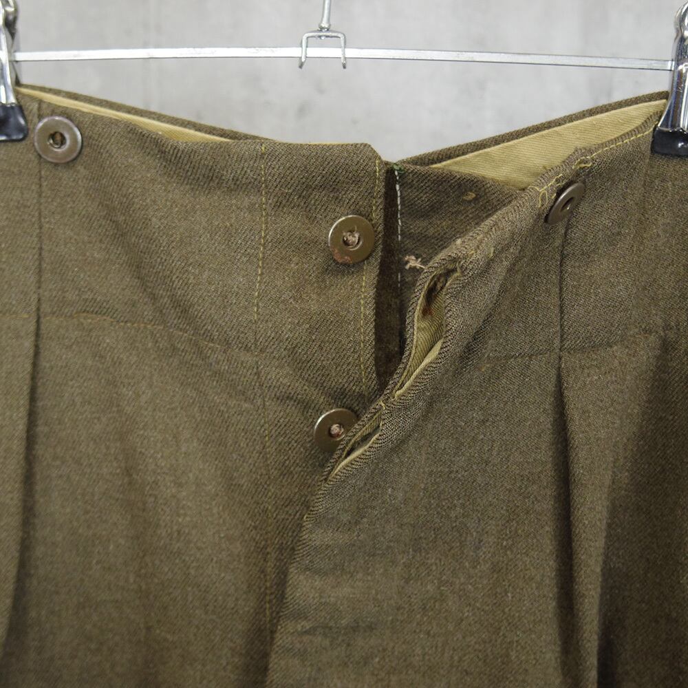 50s Canadian Army カナダ軍 バトルドレスウールパンツ | armee 50s Canadian Army カナダ軍 バトルドレスウールパンツ | armee