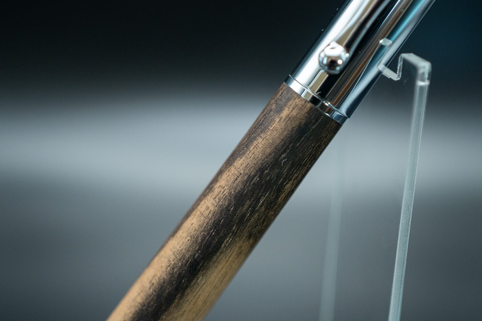 【魅惑の黒い紋様】 黒柿 silver FP