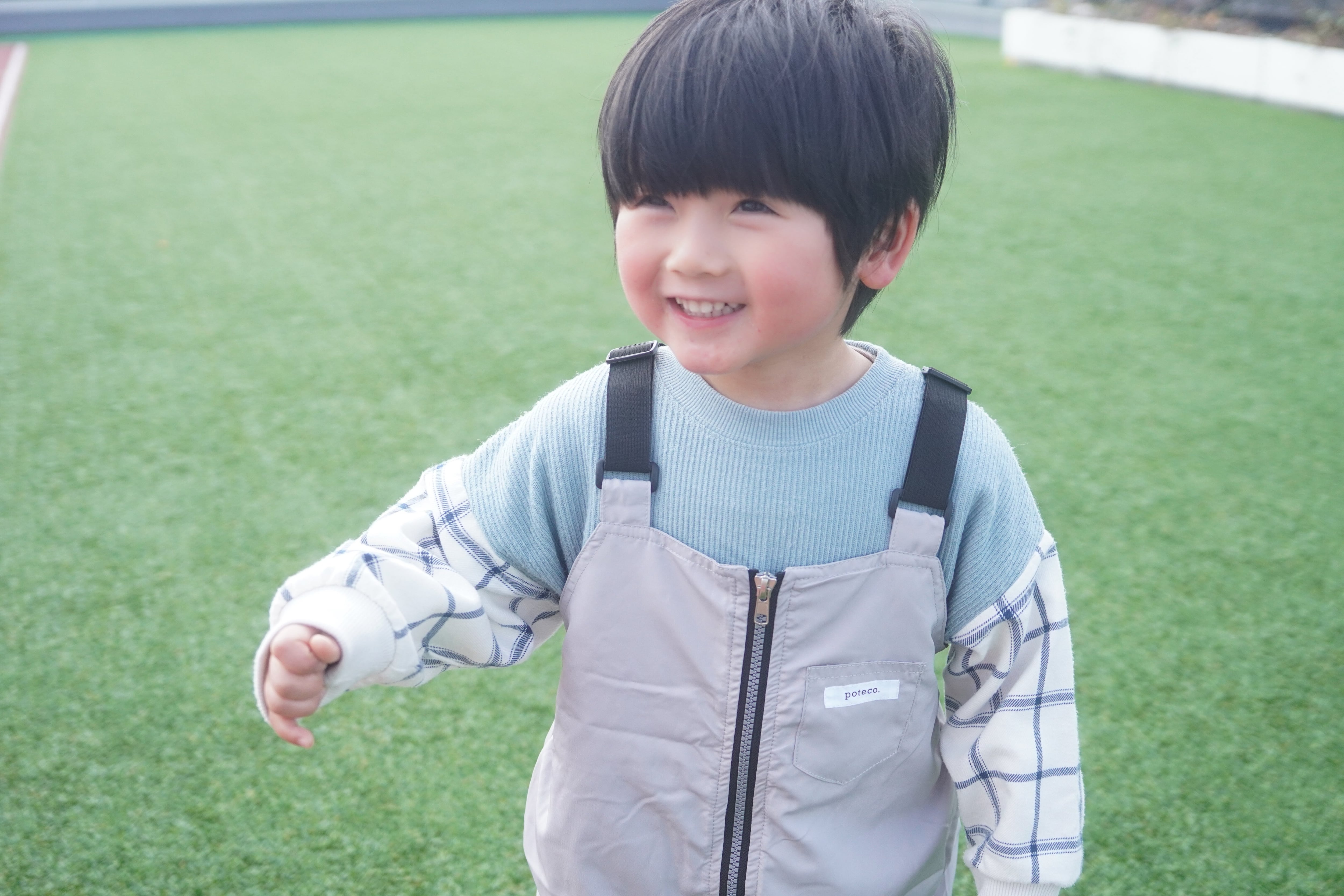 PLAYWEAR Overall ＆Purse (Color: Silver Ash) | poteco.