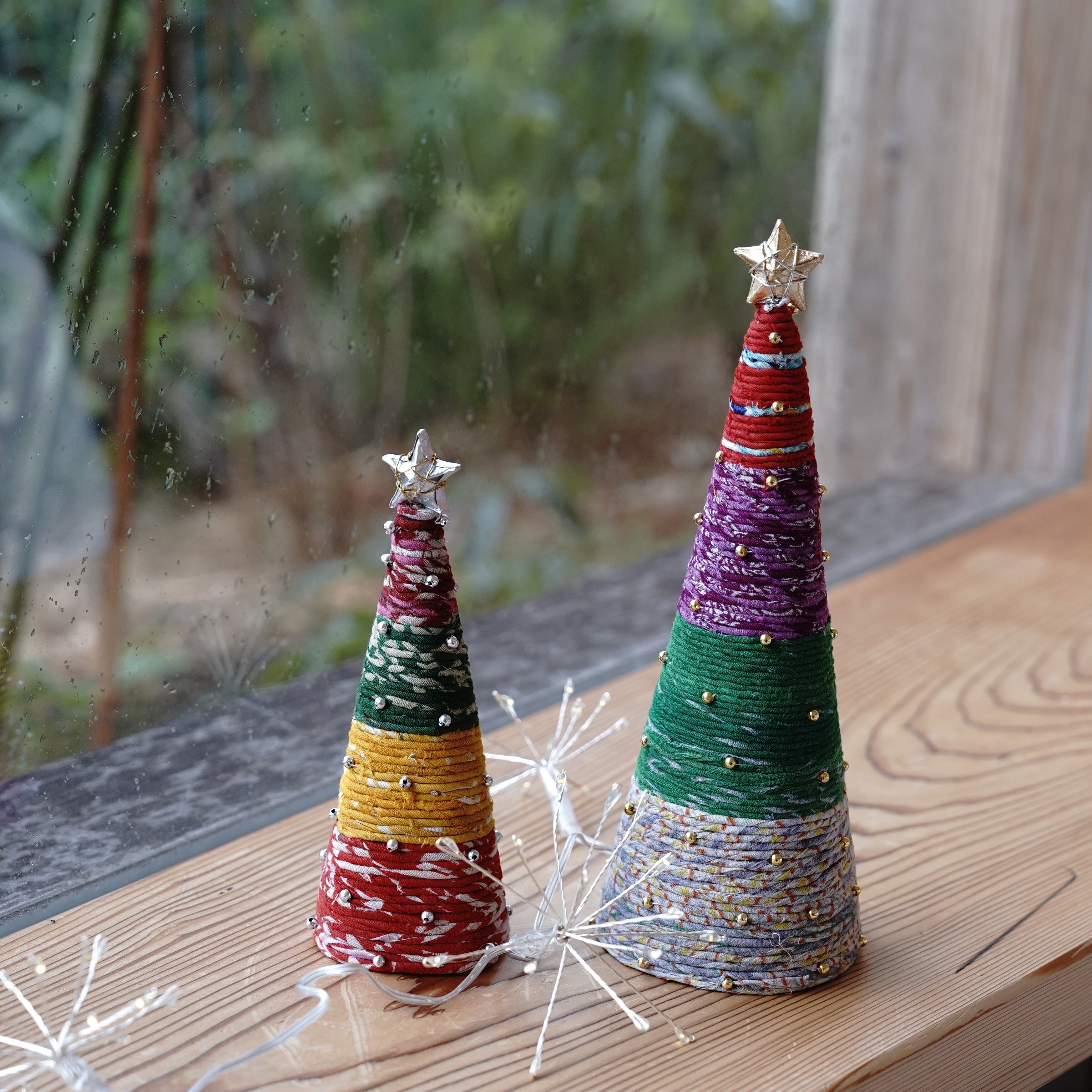 リサイクルサリーのクリスマスツリー S/People Tree