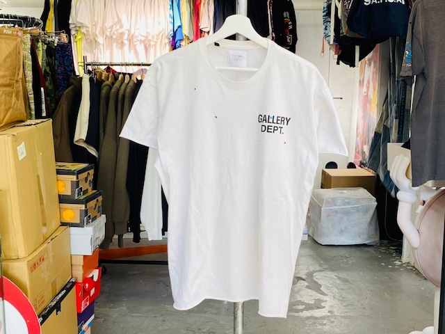 15%OFF MORE SALE GALLERY DEPT PAINT LOGO TEE WHITE LARGE 10897