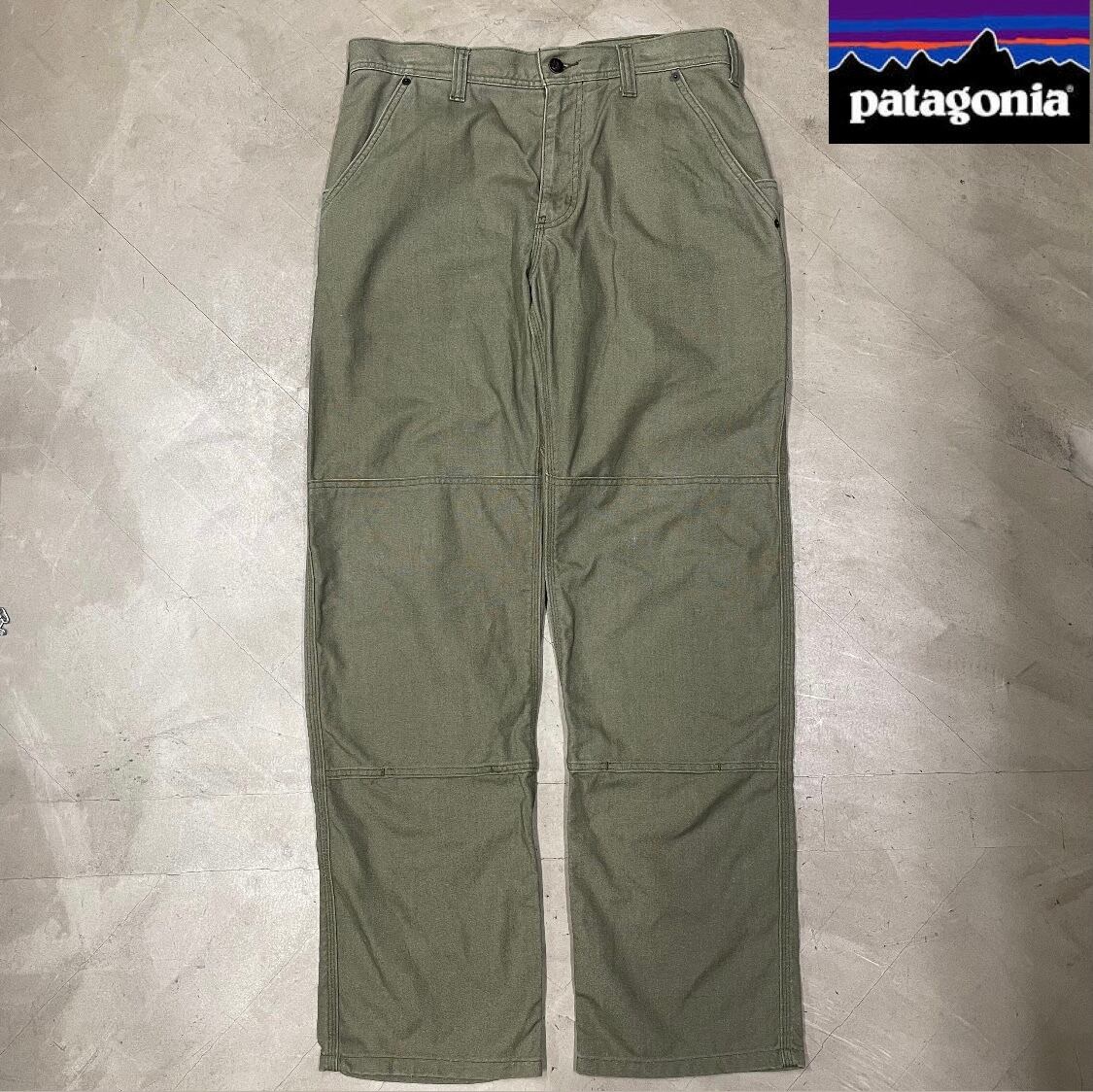 Patagonia ヘンプキャンバスダブルニー ワークパンツ パタゴニア