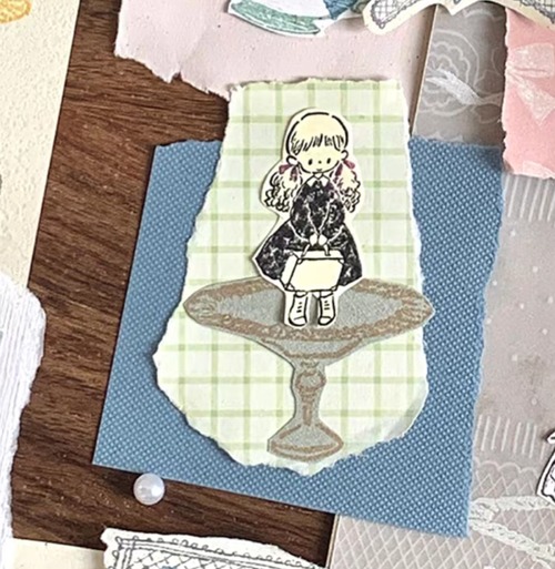 新作☆MO994｜Molinta【Dessert Plate - 甜品盘】はんこ / 木製スタンプ