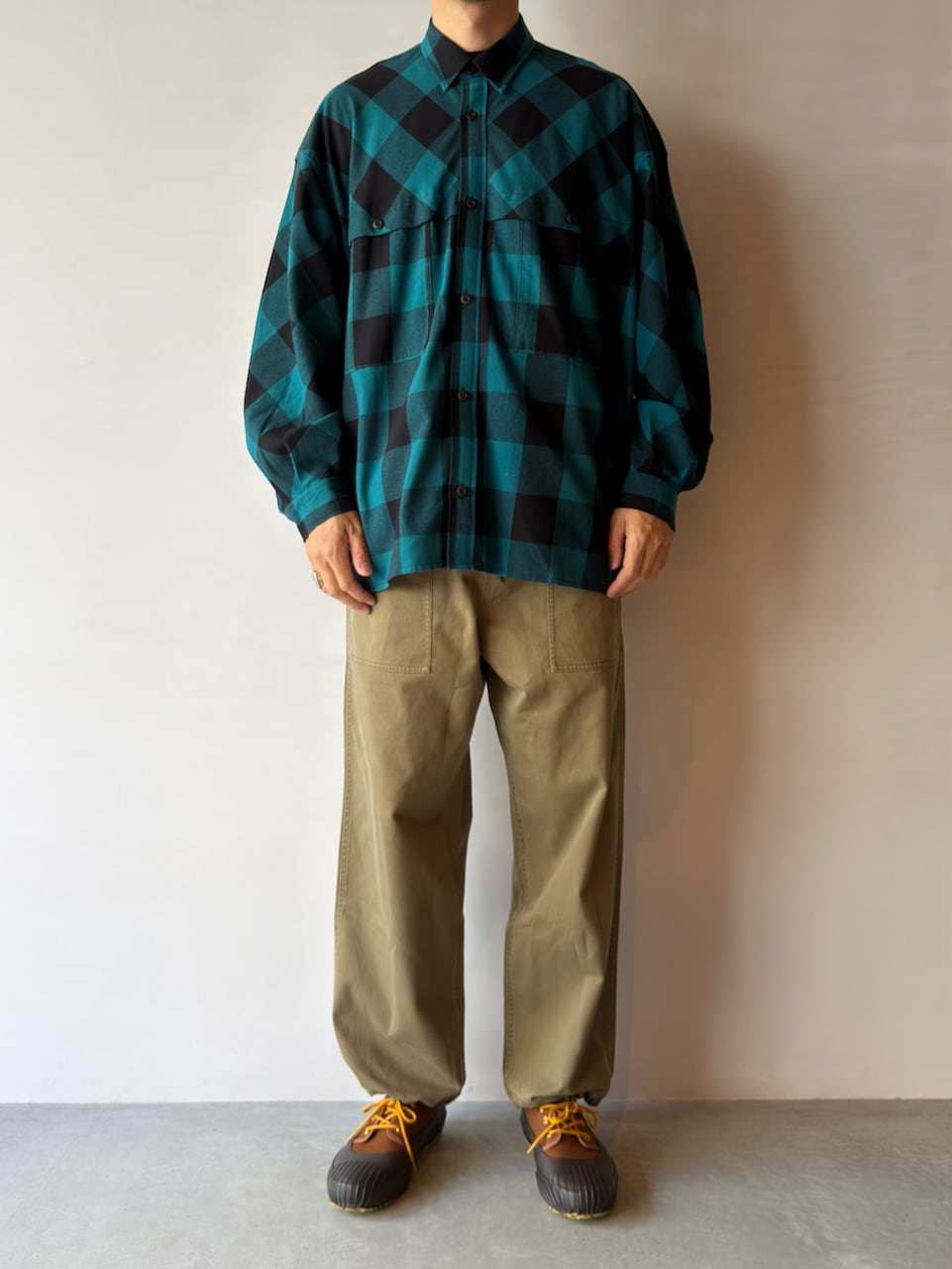 FreshService FLANNEL CHECK OVER YOKE SHIRT | HUMAN and THINGS