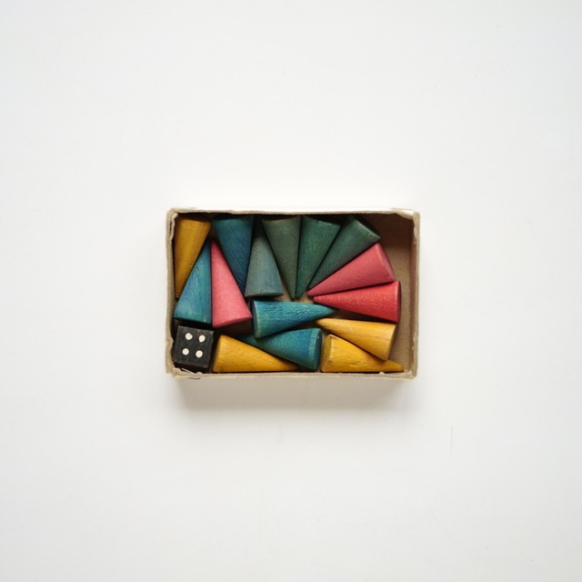 Wooden Game Pieces & Dice