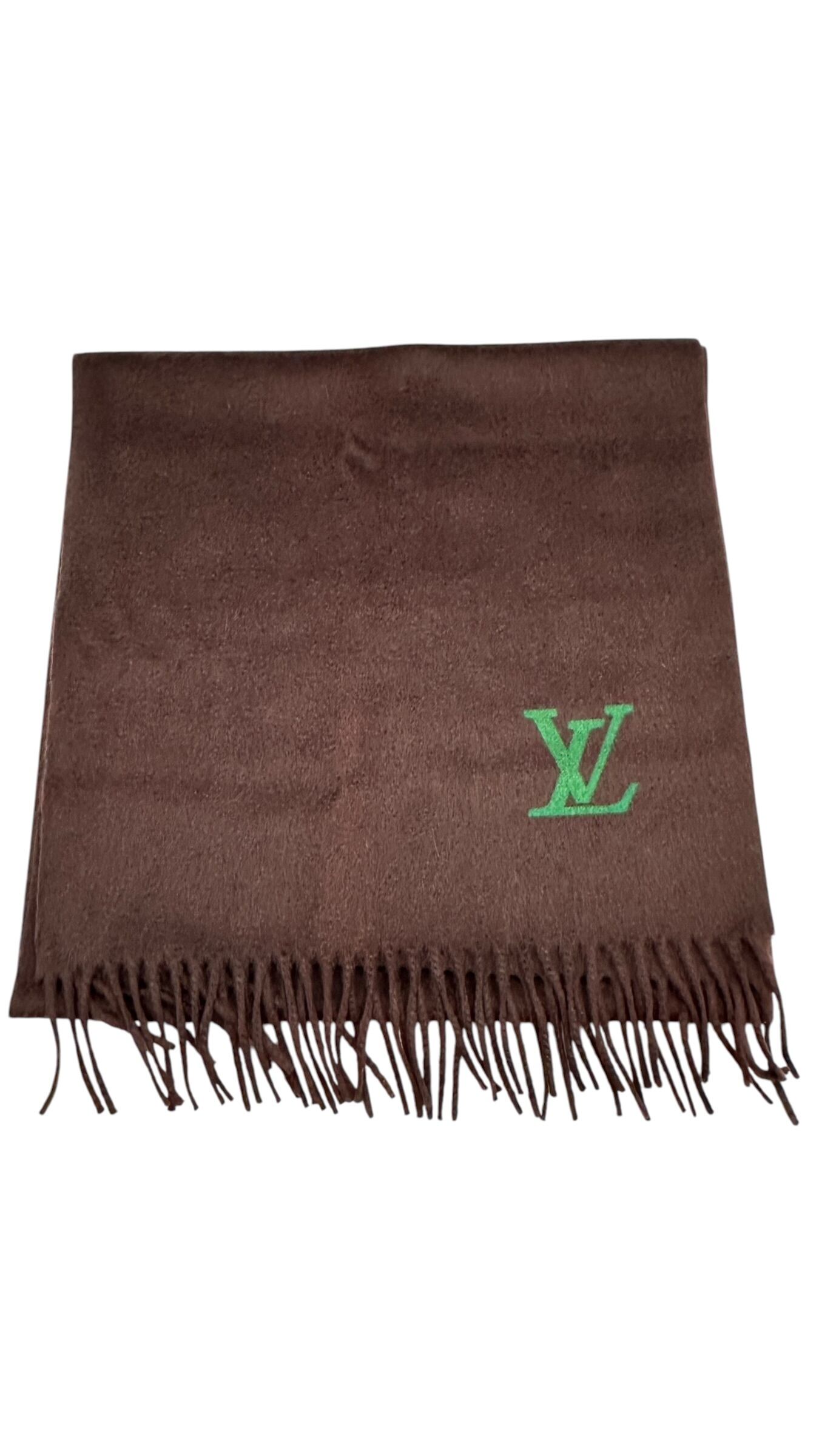 LOUIS VUITTON ルイ・ヴィトン エシャルプ ジェラム カシミヤマフラー ブラウン 27987-202603