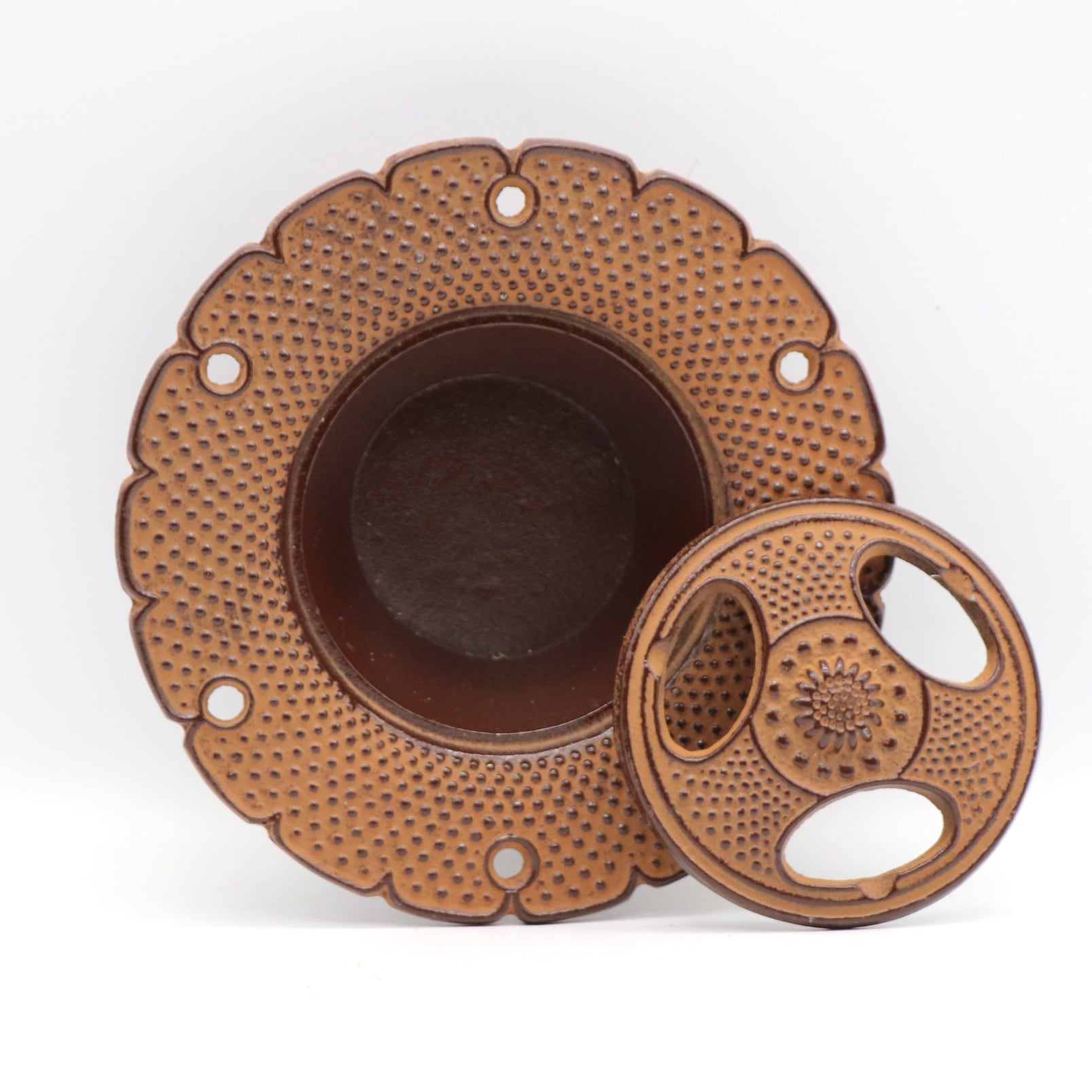 南部鉄器・岩鋳・灰皿セット・No.221025-30・梱包サイズ80