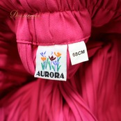 フォークダンス 衣装 AURORA スカート ピンク系 花 花柄 刺繍 黄 青 水色 プリーツ チロリアン チロルスカート カントリー 鮮やか 華やか ダンス衣装 イベント ステージ 練習 レッスン かわいい イエロー系 ブルー系